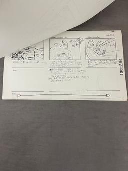 Warner Brothers Batman Storyboard Animation Copies Pages B1-B83 Act II