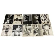 Vintage 1950's Original Burlesque Nude Pin up Model Risque Photo 8x10 Black & White Photographs