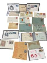 Stamp Cover Antique Postage Rare Collection Lot of 20