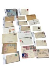 Stamp Cover Antique Postage Rare Collection Lot of 20