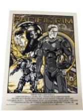 Pacific Rim Gold Drift Variant Serigraph Art Print Movie Poster Mondo New Flesh signed numbered