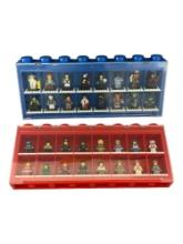 LEGO Minifigure Mini Lego People and Display Case Collection Lot