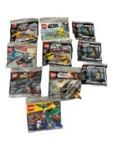 LEGO Bagged Building Toy Star Wars and Marvel Collection Lot