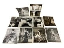 Vintage 1950's Original Burlesque Nude Pin up Model Risque Photo 8x10 Black & White Photographs