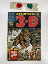 Adventures in 3-D #1 GOLDEN AGE 1953 Harvey