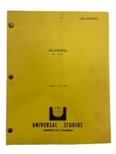 The Hindenburg 1974 Final Screenplay Script W/ Original Delivery Envelope Special Delivery