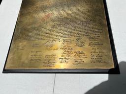 US - DECLARATION OF INDEPENDENCE WALL PLAQUE