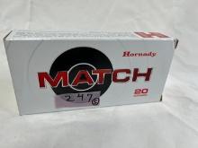 BOXES - HORNADY MATCH 6.5 PRC - 147 GRAIN ELD AMMO - (20 PER BOX) 100 ROUND