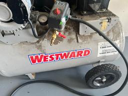 WESTWARD AIR COMPRESSOR - DAYTON MOTOR - #3JR85D - 13 GALLON