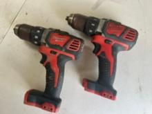 MILWAUKEE CORDLESS DRILLS