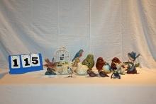 Ceramic Bird Figurines