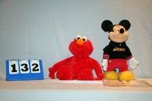 Talking Elmo and Dance Star Mickey