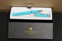 Lot of 100 Cross Bailey Lite AT0746-6XS Teal Fountain Pens