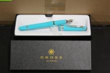 Lot of 100 Cross Bailey Lite AT0746-6XS Teal Fountain Pens