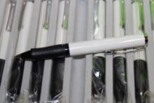 Lot of 400 Sheaffer Pop N2920651 White with Chrome BallPoint Pens