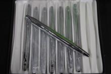 Lot of 400 Franklin Covey Lexington NFC0015-2 Chrome Roller Ball Pens