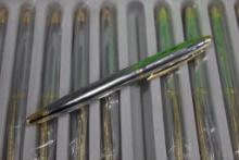 Lot of 400 Franklin Covey Lexington NFC0015-3 Chrome and Gold Roller Ball Pens