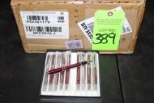 Lot of 400 Franklin Covey Freemont NFC0035-3 Red Roller Ball Pens