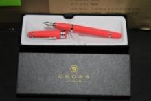 Lot of 100 Cross Bailey Lite Coral Fountain Pens AT0746-5XS