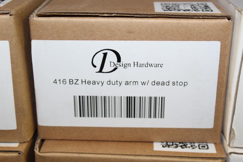 Lot of (20) Design Hardware Heavy Duty Arms w/ Deadstops