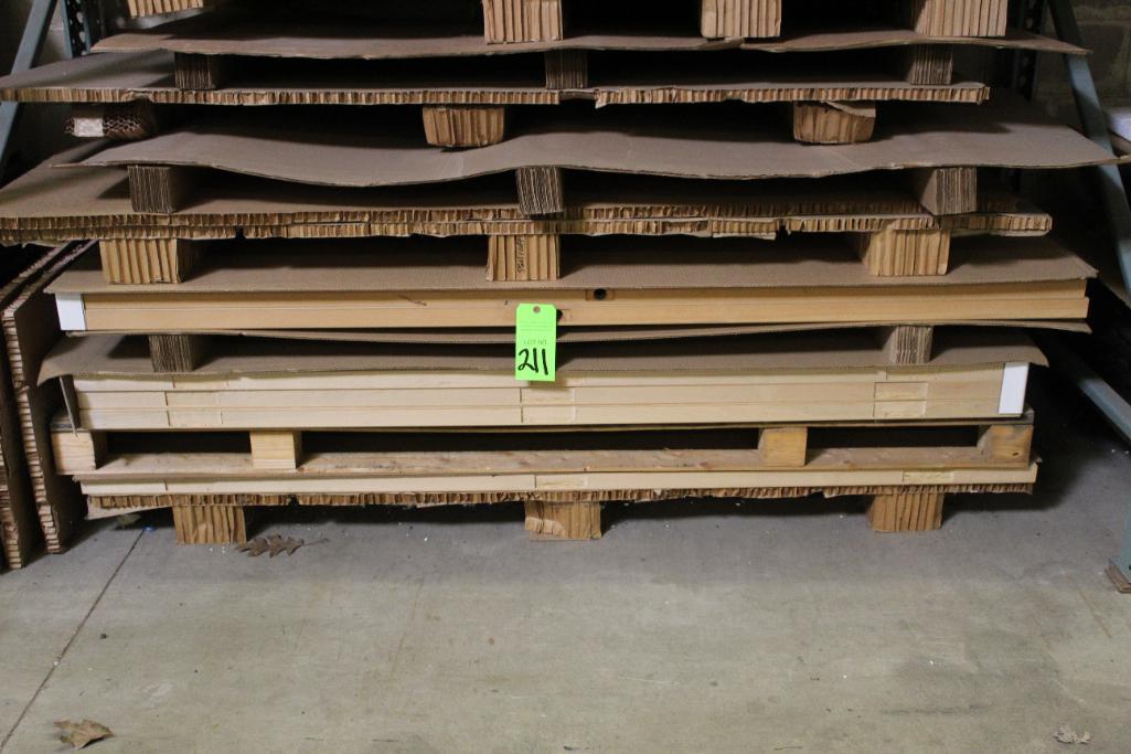 Lot of (6) 3'x7' Wood Steelcraft Hardware Location Doors