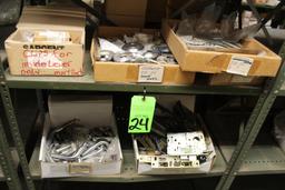 Lot of Assorted Sargent and Stanley Mortise Lock Parts, Trim Rings, Latches, Handles and Mortise