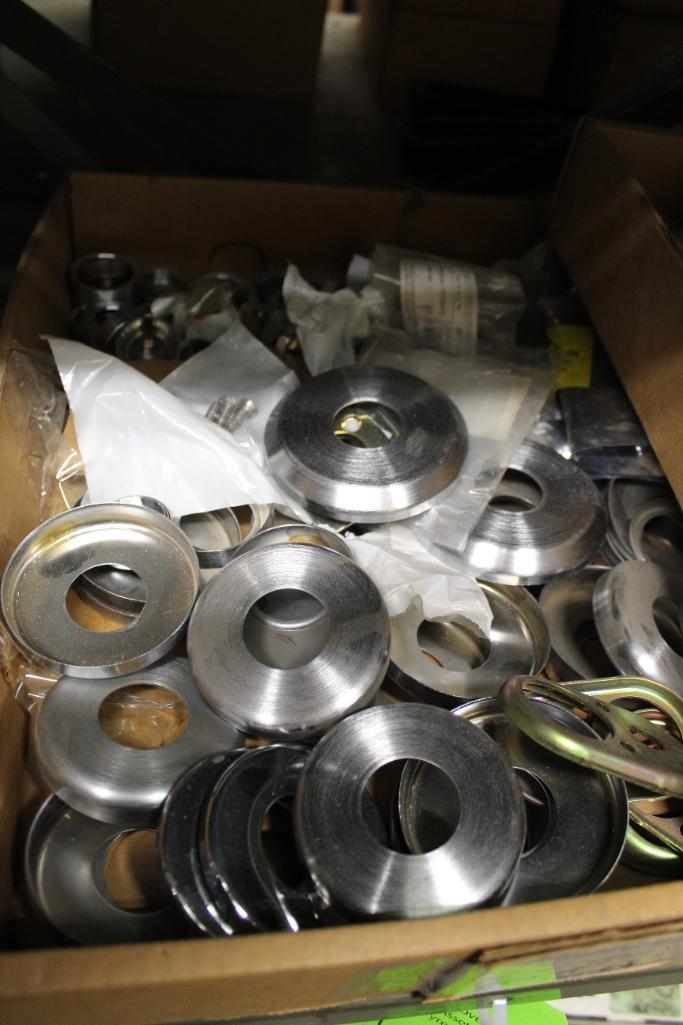 Lot of Assorted Sargent and Stanley Mortise Lock Parts, Trim Rings, Latches, Handles and Mortise