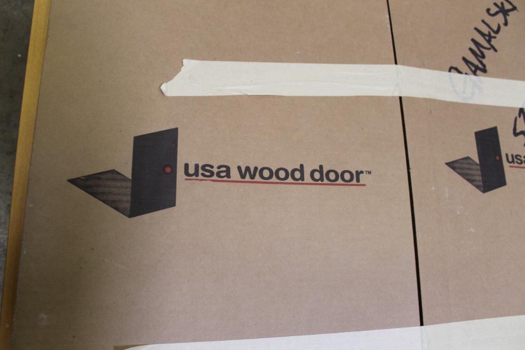 Lot of (6)USA Wood Doors