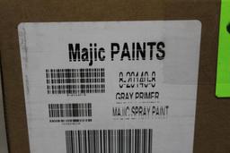 Lot of (21) Cases (6 Per Case) of Mavic Paints Gray Primer Spray Paint Product # 8-20140-8