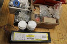 Lot of Used Batteries and Hardware