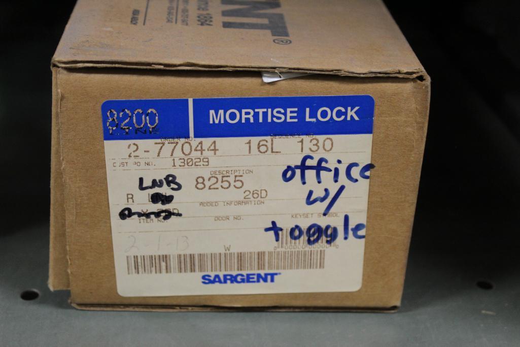 Lot of (34) Sargent Mortise Locks