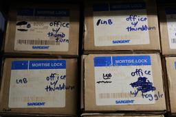 Lot of (34) Sargent Mortise Locks