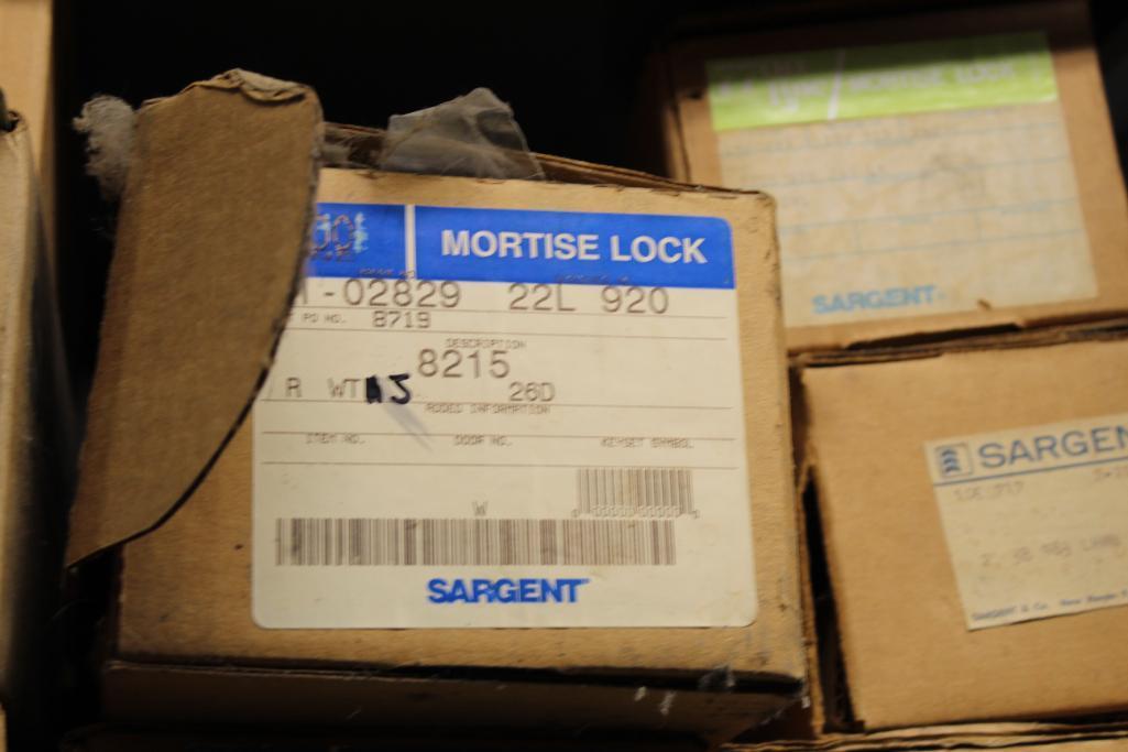Lot of (34) Sargent Mortise Locks
