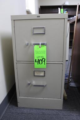 Lot of (2) Two Drawer Hon File Cabinets