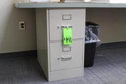 Lot of (2) Two Drawer Hon File Cabinets