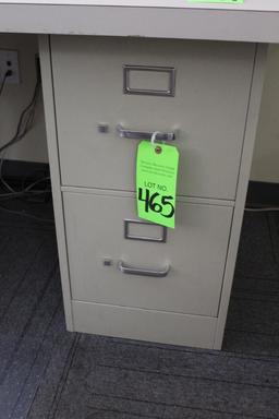 Lot of (2) Two-Drawer Hon File Cabinets