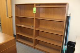 Lot of (2) Wood Shelves