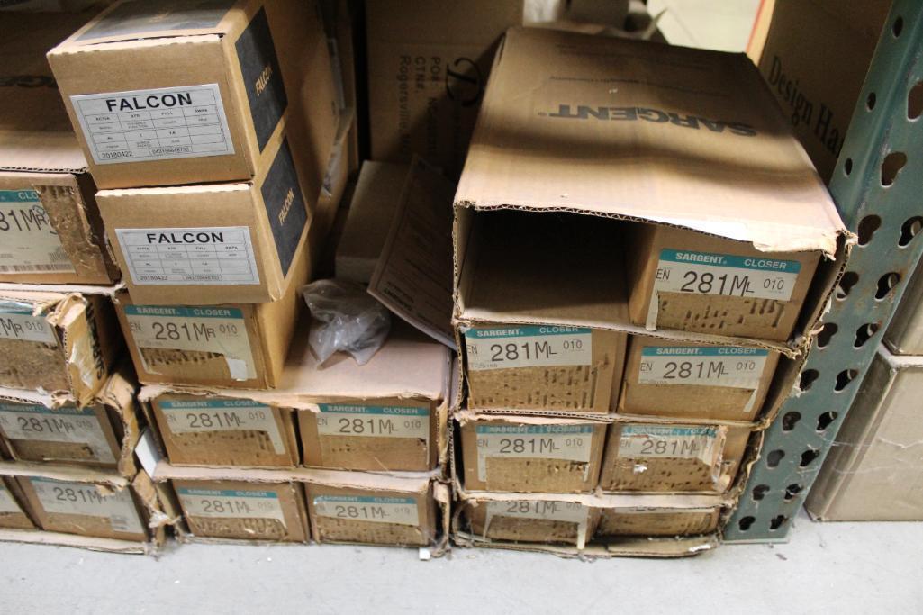 Lot of (50) Sargent 1430-1431 (1) Falcon SC17A Alum, (2) American Eagle 5101BCHO-11 Door Closers