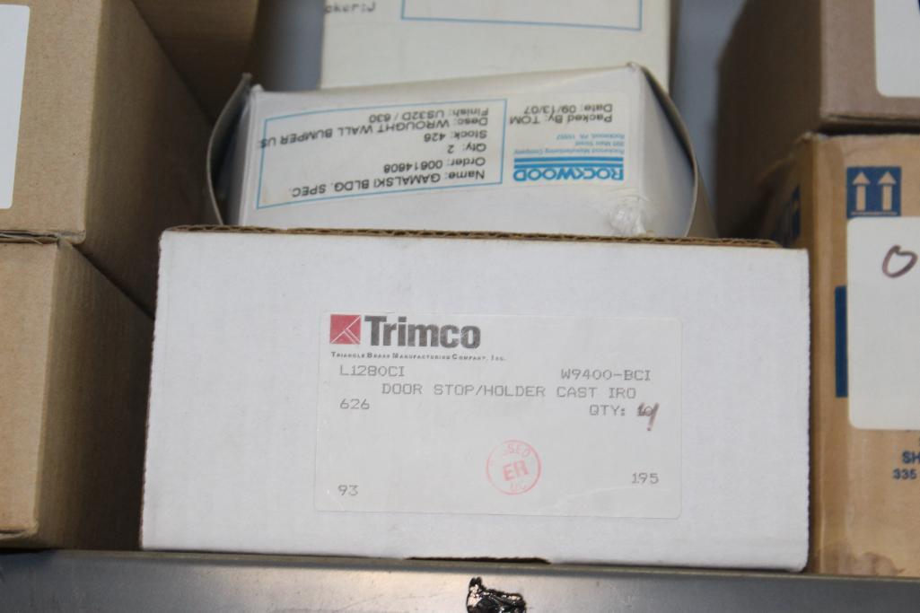 Lot of Rockwood Trimco and Misc. Wall Stops, Wall Bumps and Adhesive Wall Stops