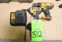 DeWalt Cordless Drill and Impact w/(2) Batteries and (1) Charger