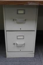 Lot of (2) Two-Drawer Hon File Cabinets