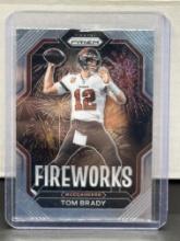 Tom Brady 2022 Panini Prizm Fireworks Insert #F-3