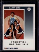 Larry Bird 1991-92 Courtside Promotion Card