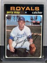 Jerry May 1971 Topps High Series Short Print #719