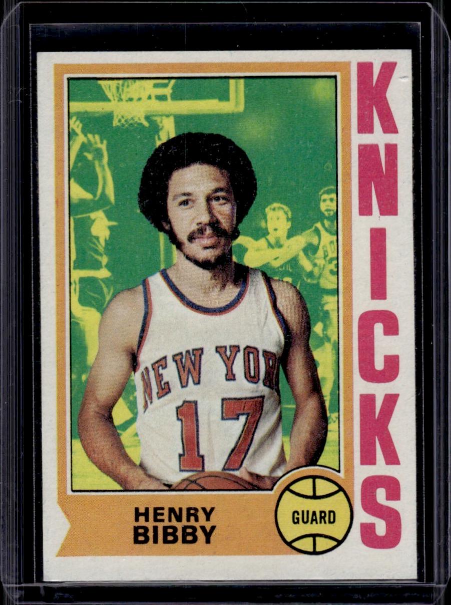 Henry Bibby 1974-75 Topps #16