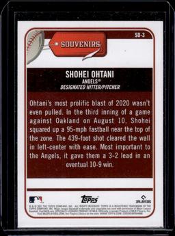 Shohei Ohtani 2021 Topps Big League Souvenirs Insert #SO-3