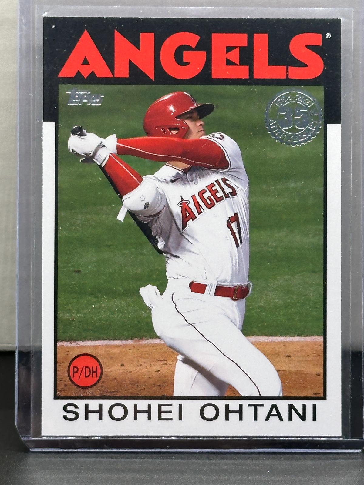 Shohei Ohtani 2021 1986 Design Insert #86B-27