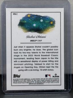 Shohei Ohtani 2023 Topps Chrome Cosmic Stars In the Night Refractor Insert #STN-2