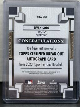 Livan Soto 2023 Topps Tier One (#140/299) Rookie RC Auto #BOA-LS1