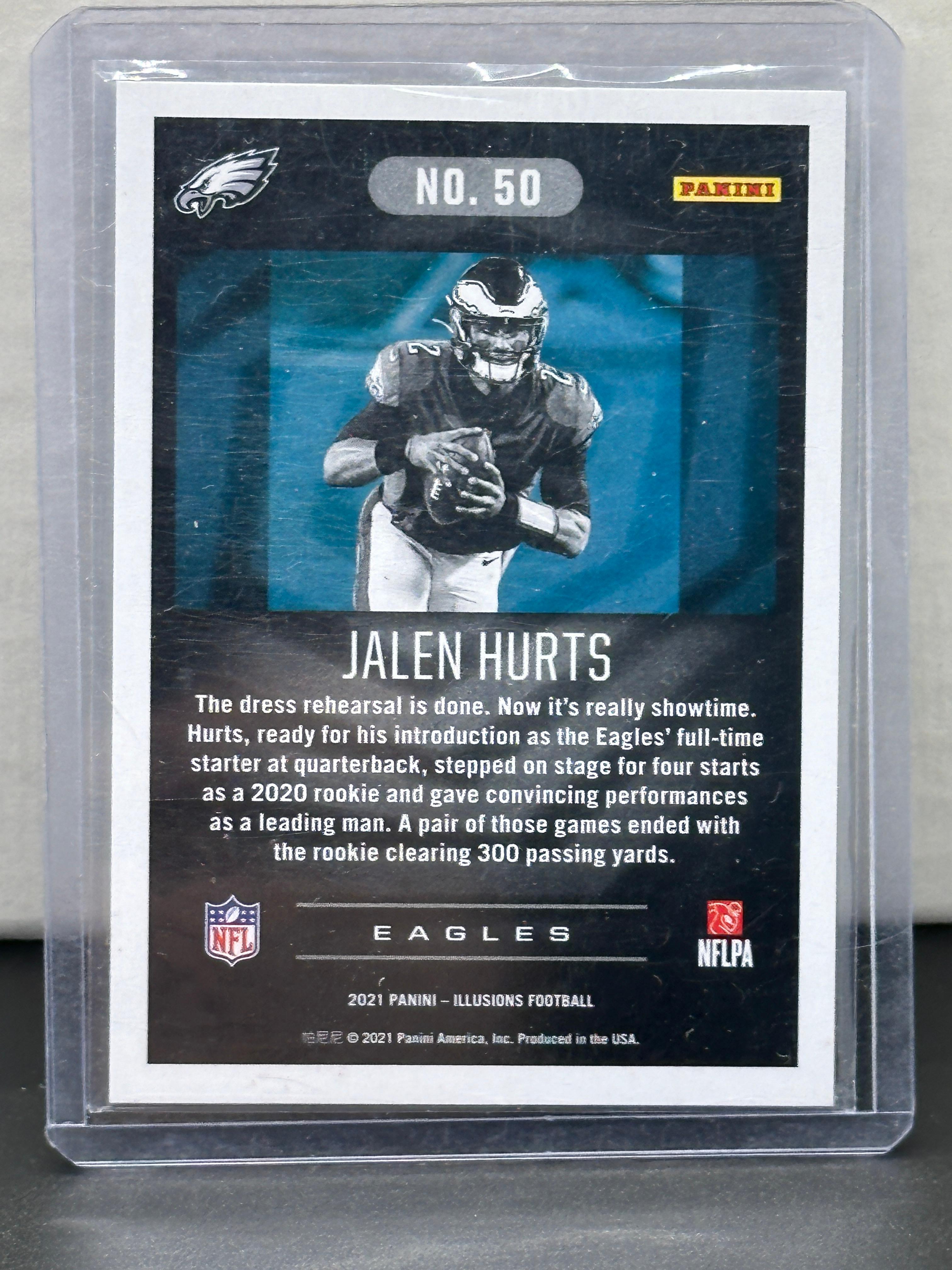 Jalen Hurts 2021 Panini Illusions #50